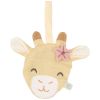Coffret cadeau de naissance attache sucette bavoir bandana et lange Girafe Little Dutch Produit 3