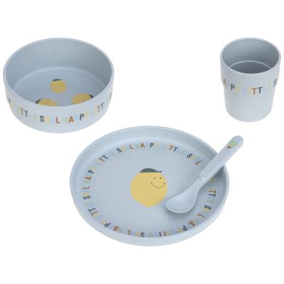 Coffret repas en polypropylène et cellulose Happy Fruits Citron Lässig 