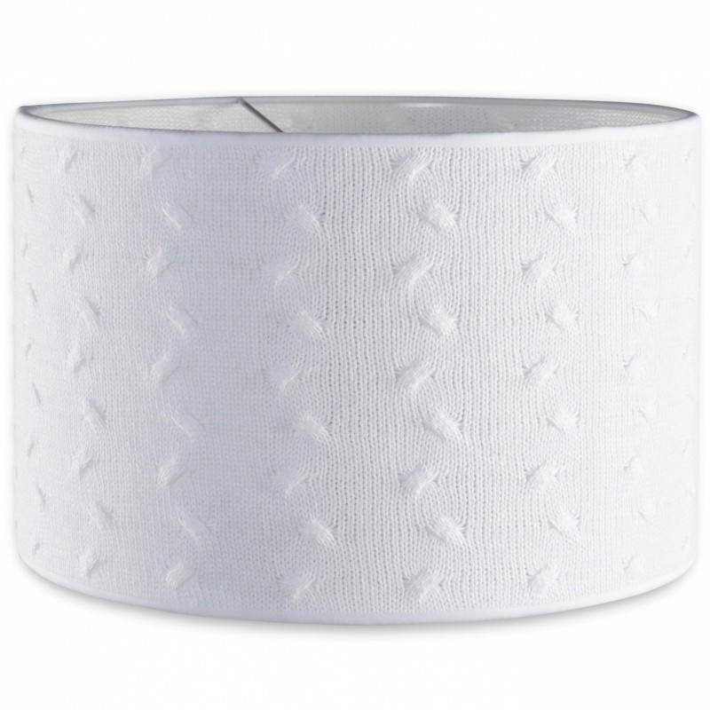 Abat-jour Cable Uni blanc (30 cm) Baby's Only