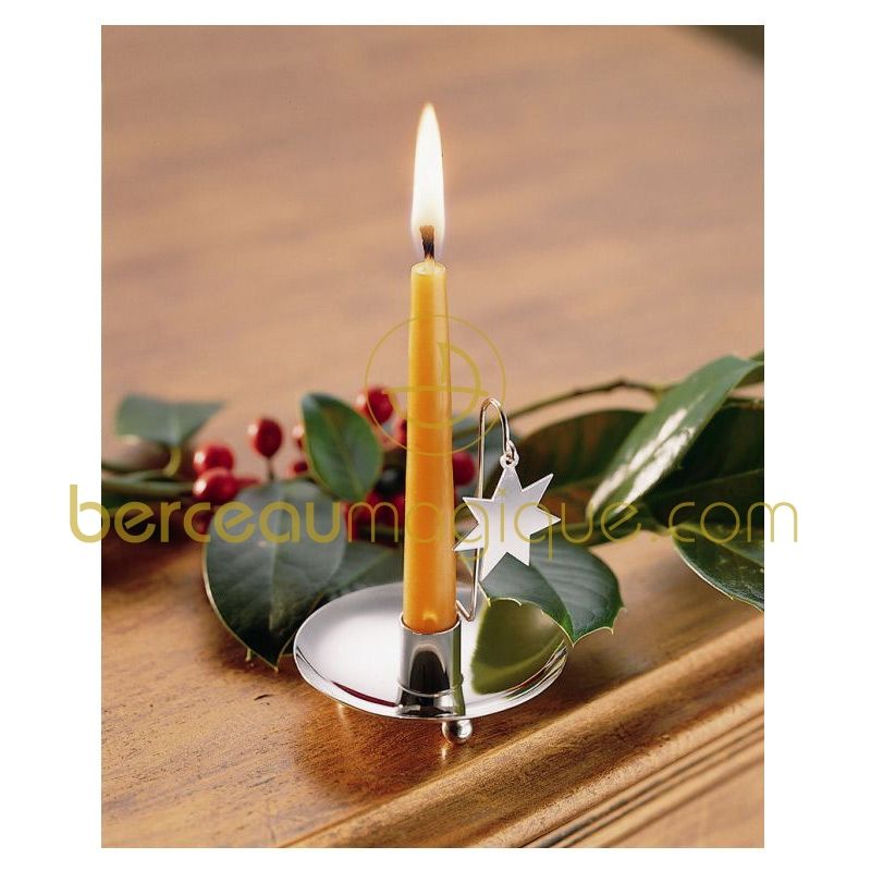 Bougeoir de table Etoile (argent massif) Robbe & Berking