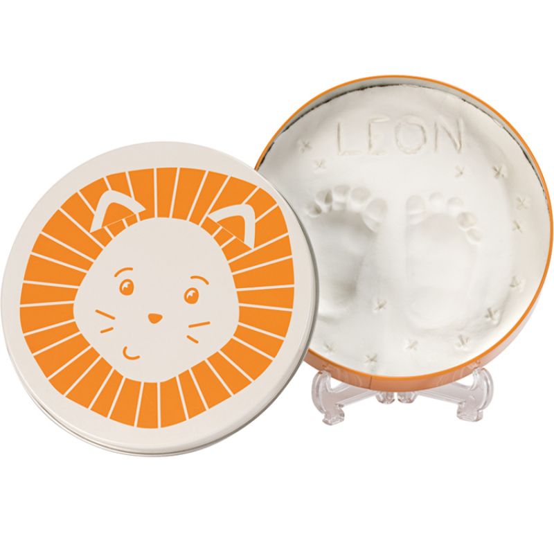 Boîte d'empreintes Magic box lion ronde Baby Art Produit 1 grande taille