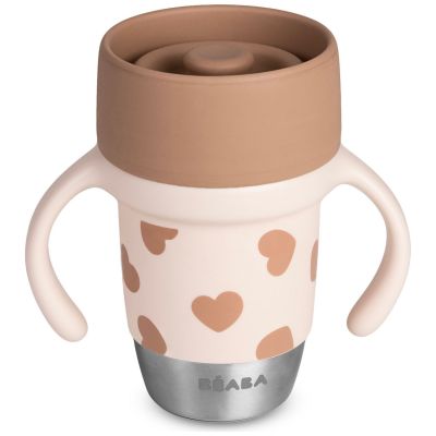 Tasse d'apprentissage inox Click and drink BigLove Béaba