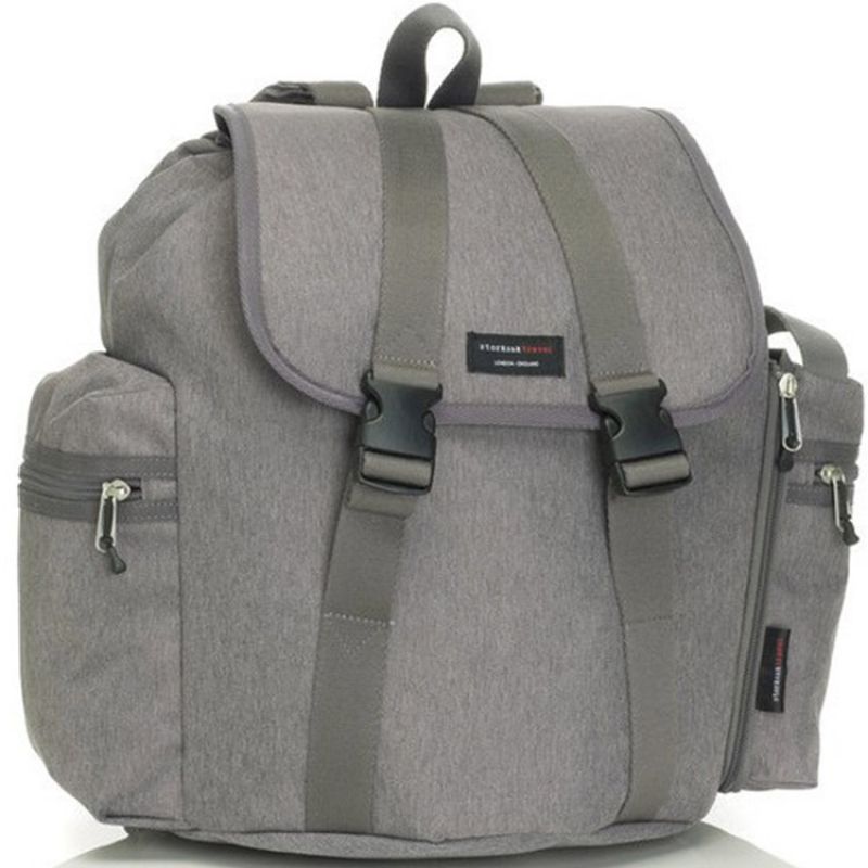 Sac à dos à langer de voyage Backpack gris Storksak