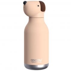 Gourde isotherme Bestie Chien Marron (460 ml) - Asobu