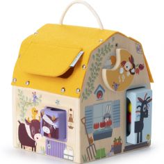 Jeu d'activités en bois Maison sonore à formes - Lilliputiens