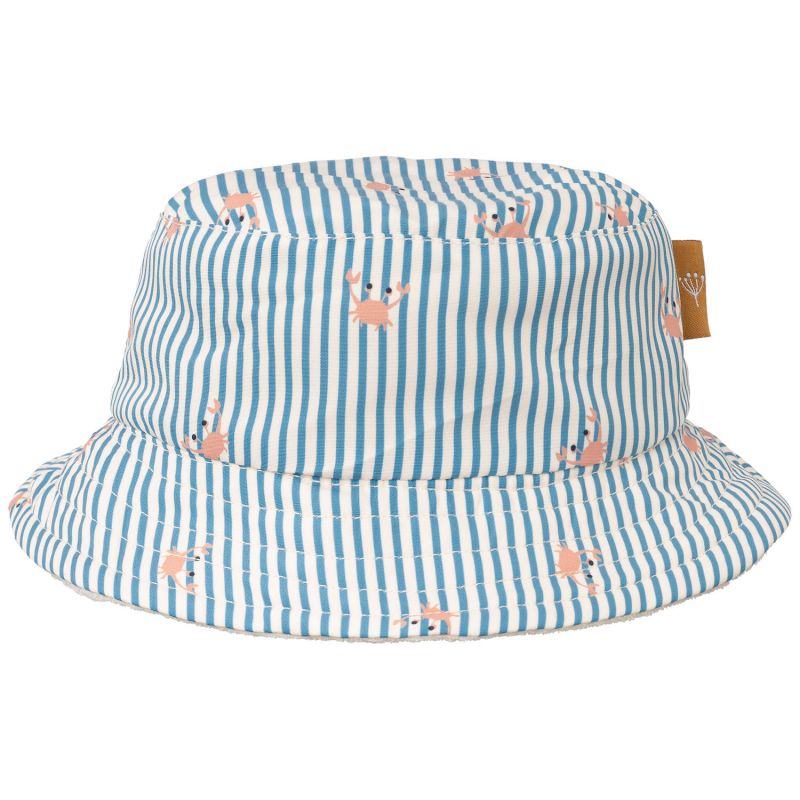 Bob réversible anti-UV Rayures et crabes (1-2 ans) Fresk Produit 1