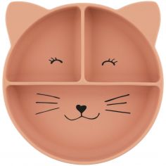 Assiette à compartiments en silicone et ventouse Mrs. Cat - Trixie
