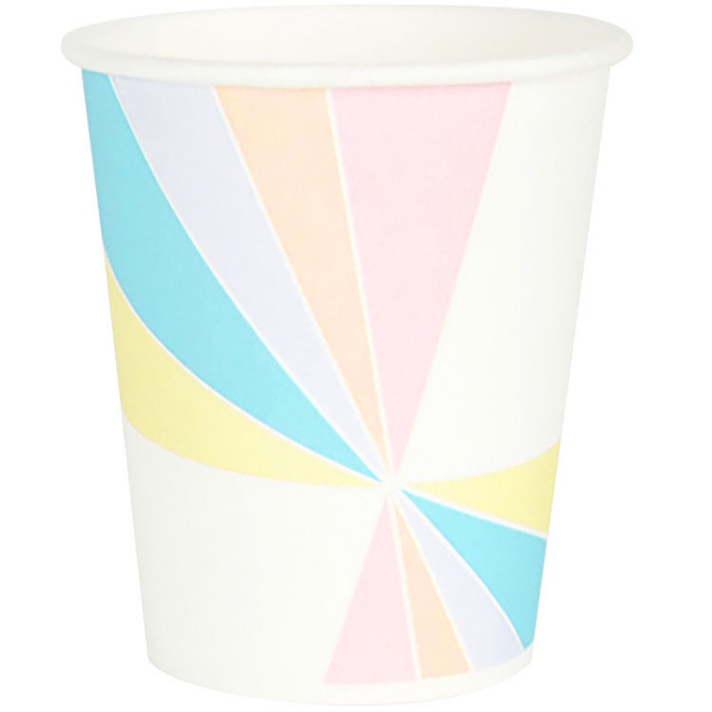 Lot de 8 gobelets en carton Pastel My Little Day