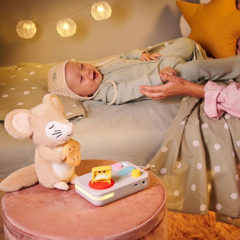 Peluche sonore loir Au Dodo Mon Oscar ! Faba Ambiance 2