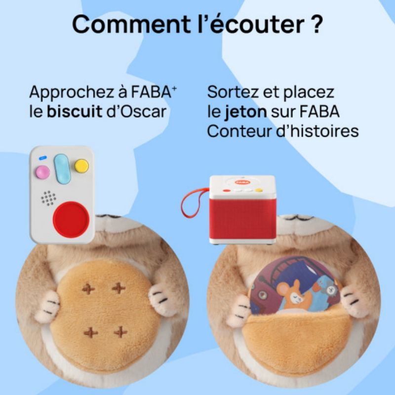 Peluche sonore loir Au Dodo Mon Oscar ! Faba Ambiance 6