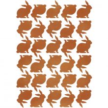 Stickers lapins cuivre (29,7 x 42 cm)  par Lilipinso