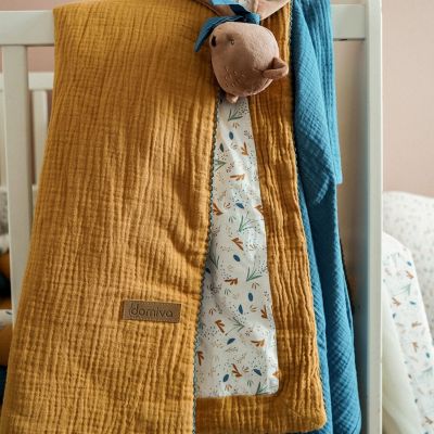 Couverture double face Au fil de l'eau (75 x 100 cm)