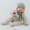 Écharpe bébé en coton bio Soul gris (0-6 mois)  par Baby's Only
