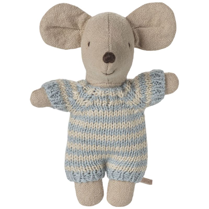 Bébé souris dans la nacelle Bleu Maileg Produit 3