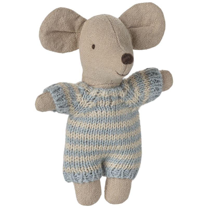 Bébé souris dans la nacelle Bleu Maileg Produit 5