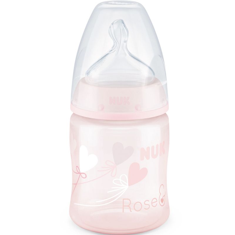 Biberon First Choice + rose (150 ml) NUK