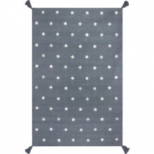 Tapis gris étoiles gris (140 x 200 cm)  par AFKliving