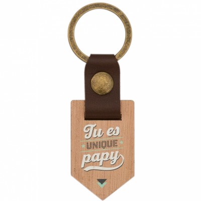 Porte-clés Tu es unique Papy Mr. Wonderful