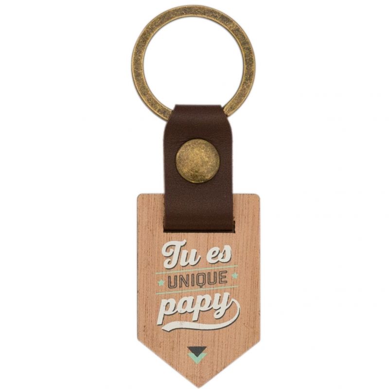 Porte-clés Tu es unique Papy Mr. Wonderful