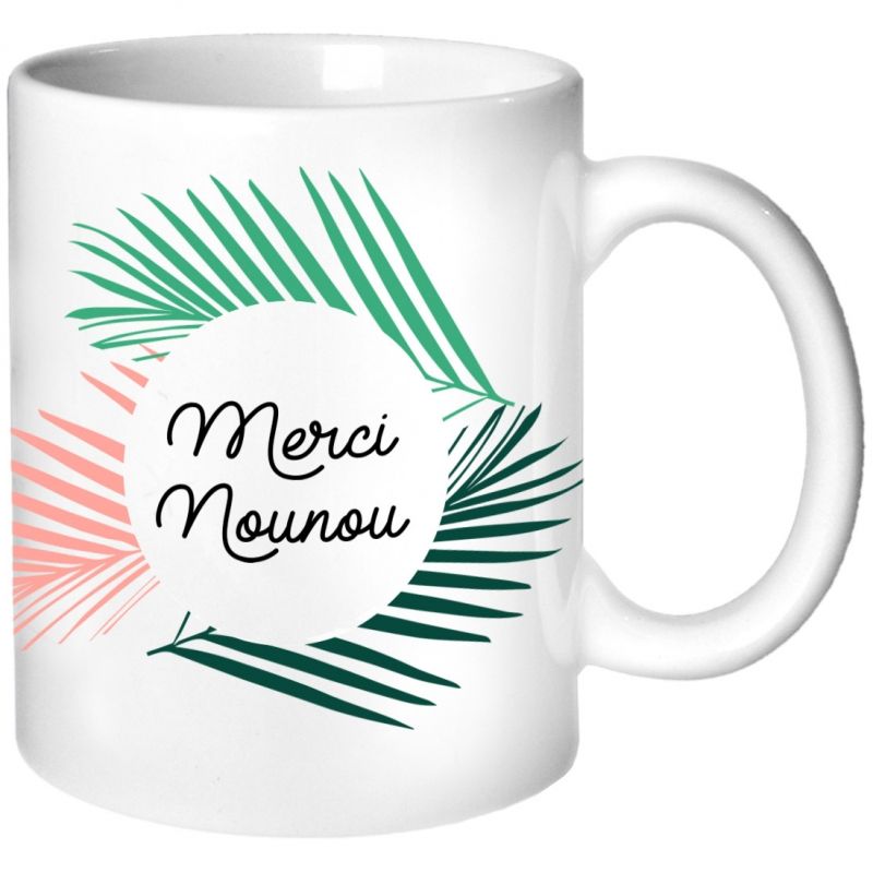 Mug Nounou Jungle (personnalisable) Les Griottes