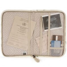 Protège carnet de santé Mimosa Vert