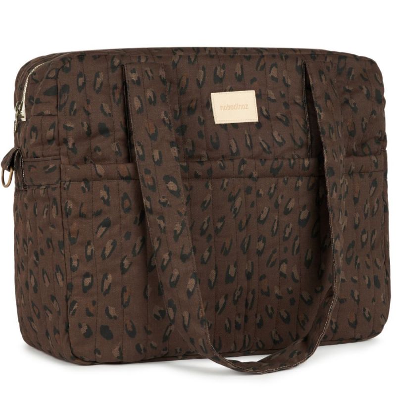 Sac à langer imperméable Hyde Park Léonie Brown Nobodinoz Produit 1