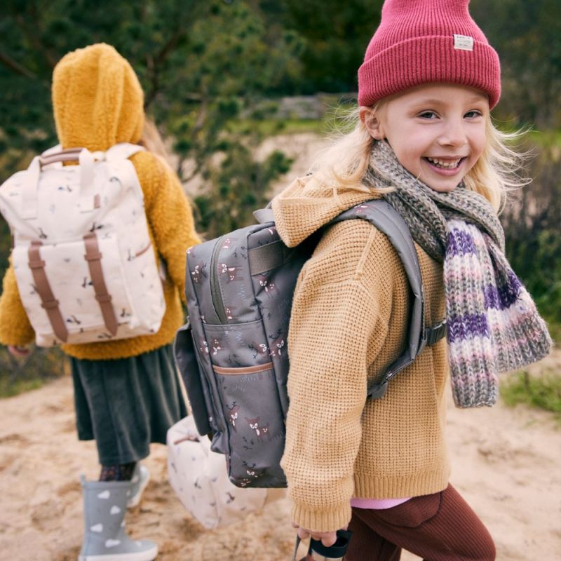 Image d'ambiance de présentation du produit Sac à dos enfant Lapin sable - Fresk