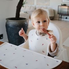 Lot de 2 cuillères d'apprentissage Rose-Soft Lilac