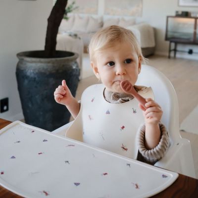 Lot de 2 cuillères d'apprentissage Rose-Soft Lilac