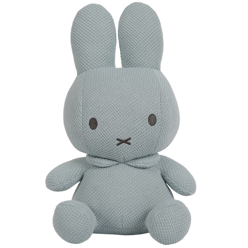 Peluche en tricot Miffy vert amande (32 cm) Pioupiou et Merveilles