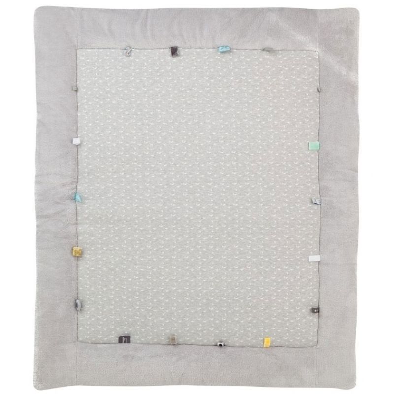 Tapis de jeu Cheerful Playing Lovely Grey (85 x 105 cm) Snoozebaby