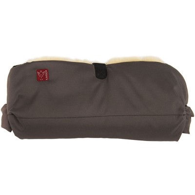 Protège mains en peau d'agneau Big double gris anthracite Kaiser