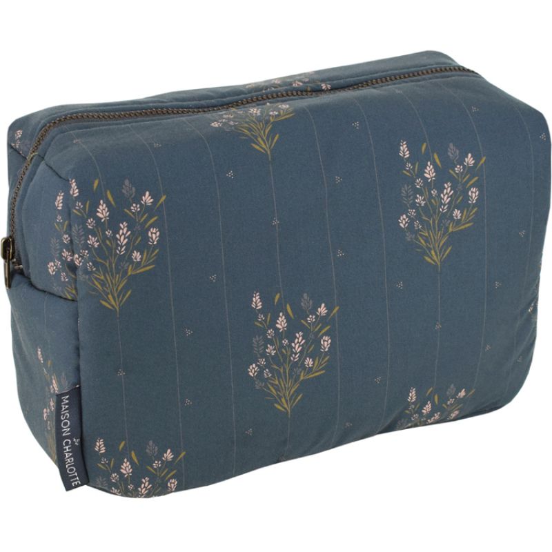 Trousse de toilette Madeleine bleu prestige Maison Charlotte
