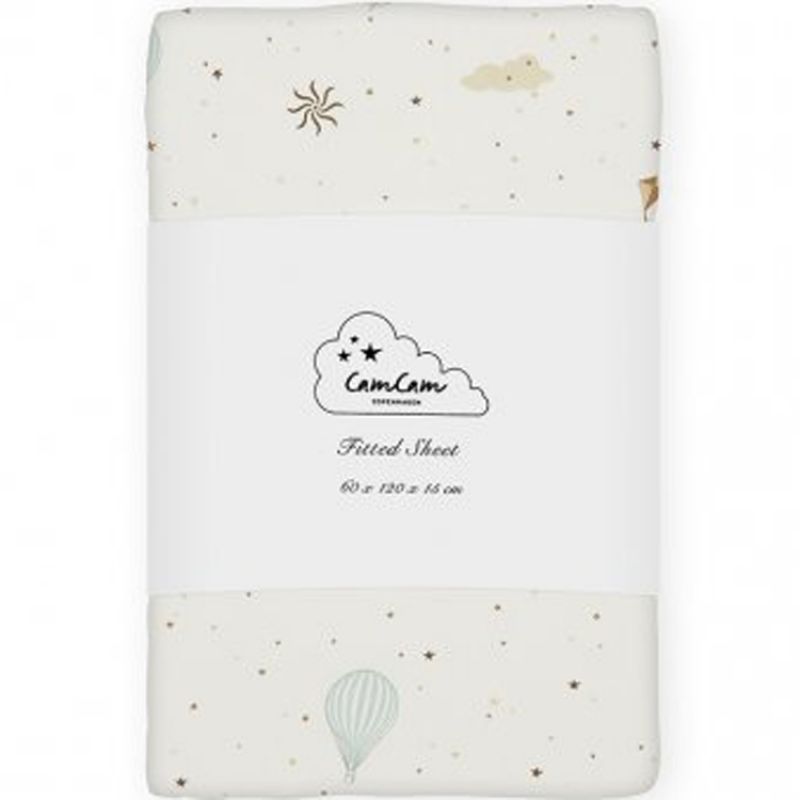 Drap housse en coton bio Dreamland (60 x 120 cm) Cam Cam Copenhagen Produit 1 grande taille