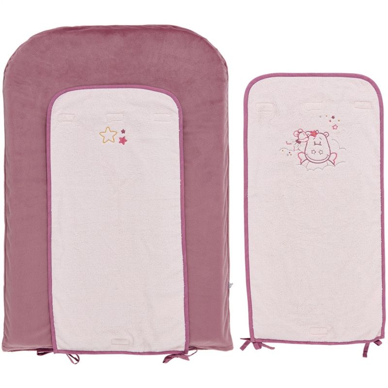 Matelas à langer avec 2 serviettes Mia et Victoria (45 x 70 cm) Noukie's