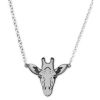 Collier Girafe Argent Mava Produit 1