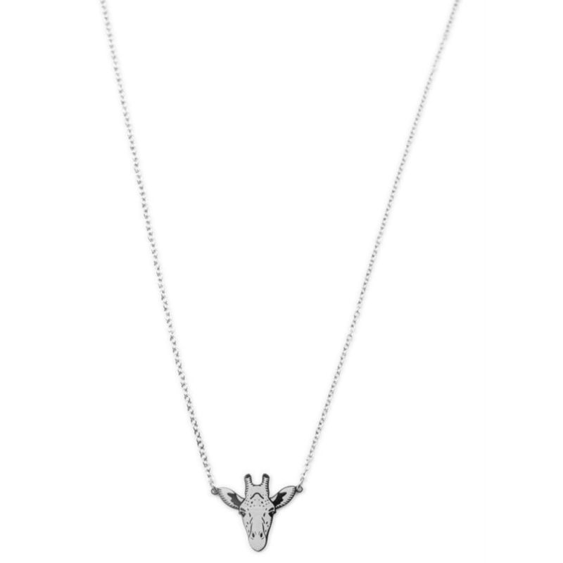 Collier Girafe Argent Mava Produit 2