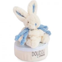Boîte à musique lapin bleu Bonbon  par Doudou et Compagnie
