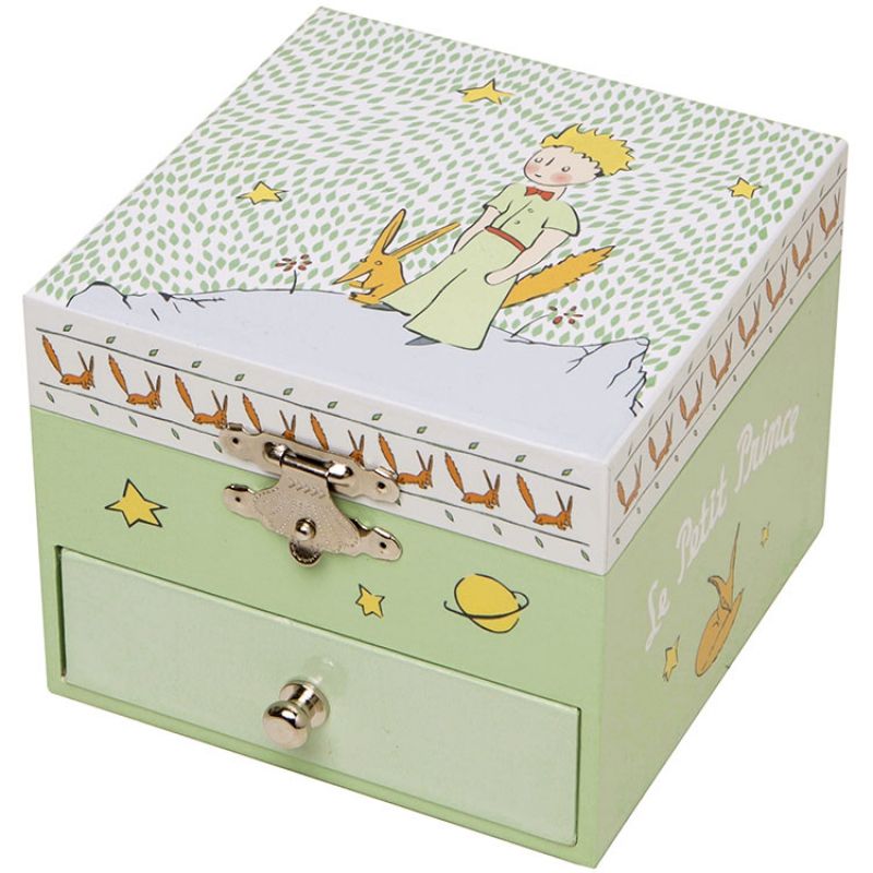 Boîte à bijoux musicale phosphorescente Le Petit Prince Trousselier
