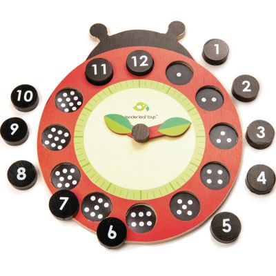 Horloge éducative coccinelle  par Tender Leaf