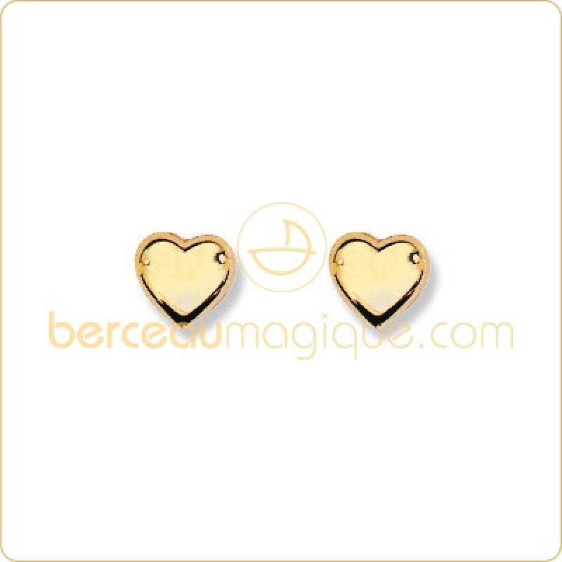 Boucles d'oreilles coeurs  Berceau magique bijoux