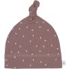 Bonnet en coton bio Cozy Colors triangle cannelle (7-12 mois)  par Lässig 