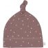 Bonnet en coton bio Cozy Colors triangle cannelle (7-12 mois) - Lässig
