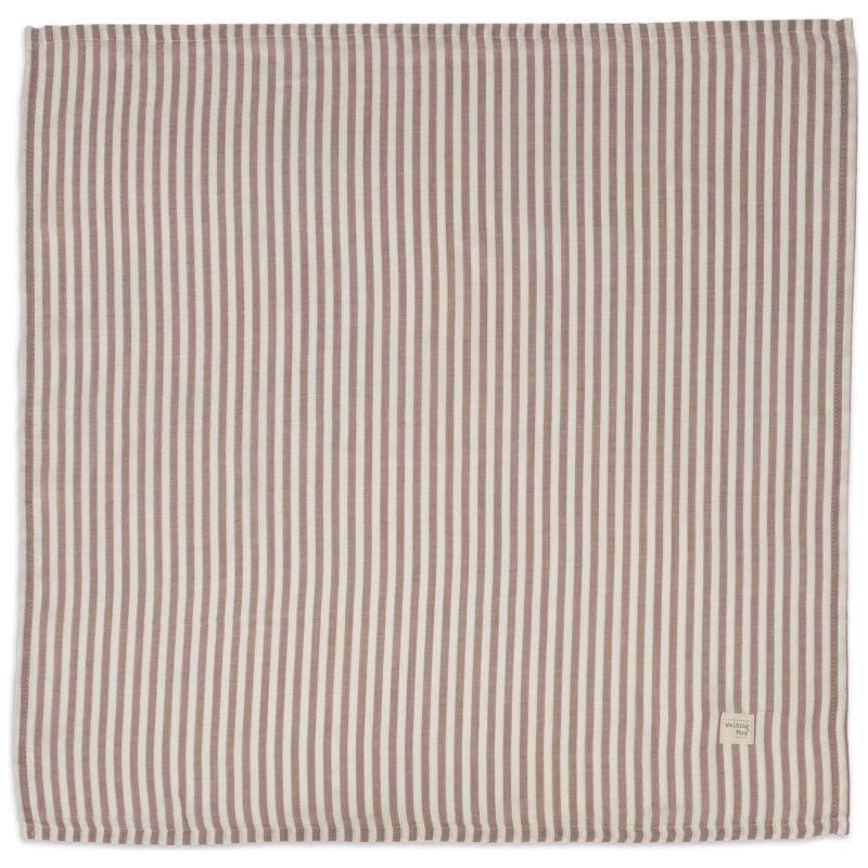 Lange Praliné Rayures Moka (120x120 cm) Walking Mum Produit 5