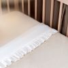 Drap de berceau avec volant Calm blanc (80 x 100 cm)  par Baby's Only