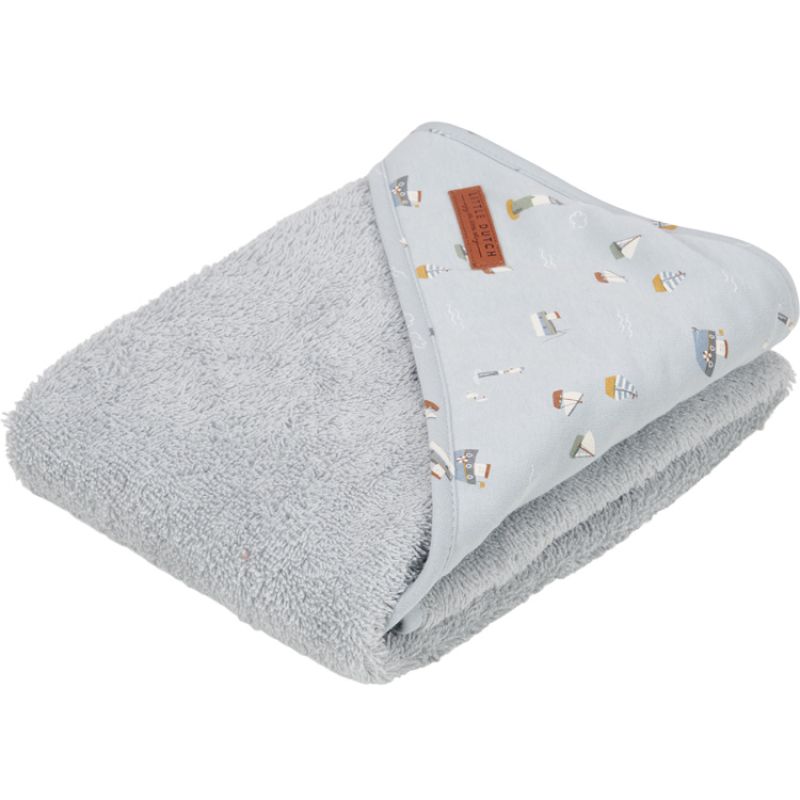Cape de bain Sailors bay blue (75 x 75 cm) Little Dutch