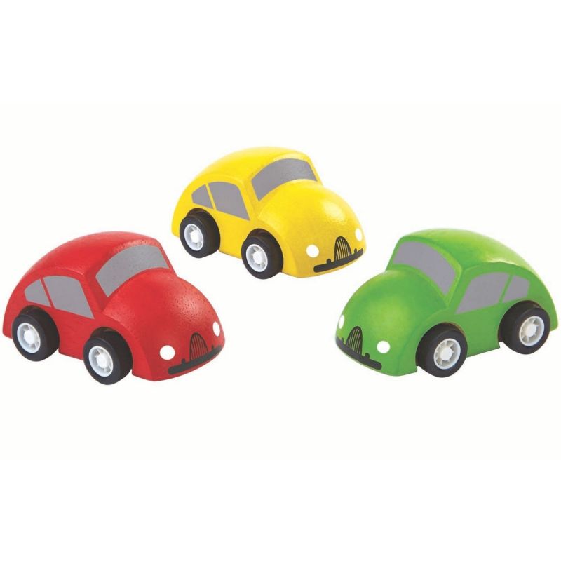 Lot de 3 mini voitures Plan Toys Produit 1 grande taille