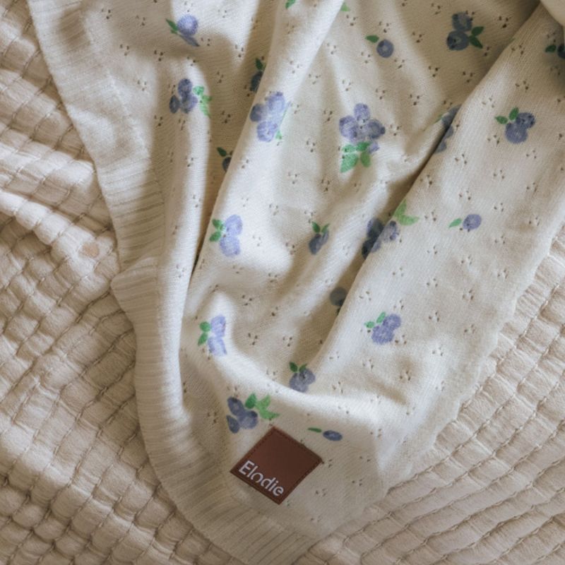 Couverture Pointelle Blueberry Bliss (75 x 100 cm) Elodie Details Ambiance 8