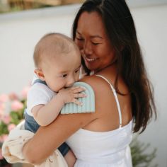 Jouet de dentition Rainbow Cambrige Blue