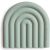 Variation Vert d'eau du produit Jouet de dentition Rainbow Cambrige Blue de la marque Mushie
